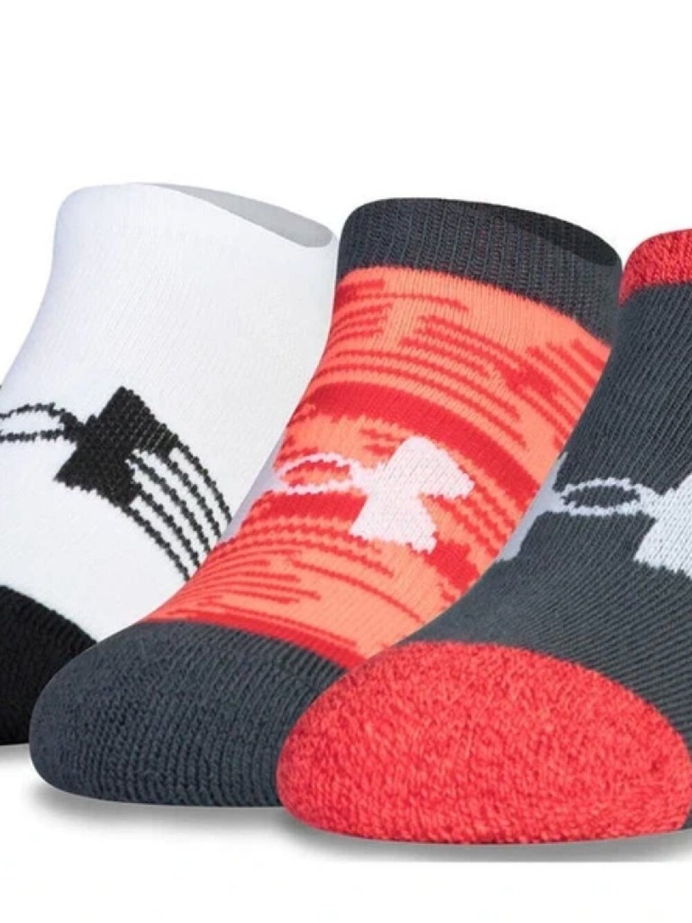 Under Armour Kids’ Ankle Socks  3-Pack SZ 13.5-4Y NWT